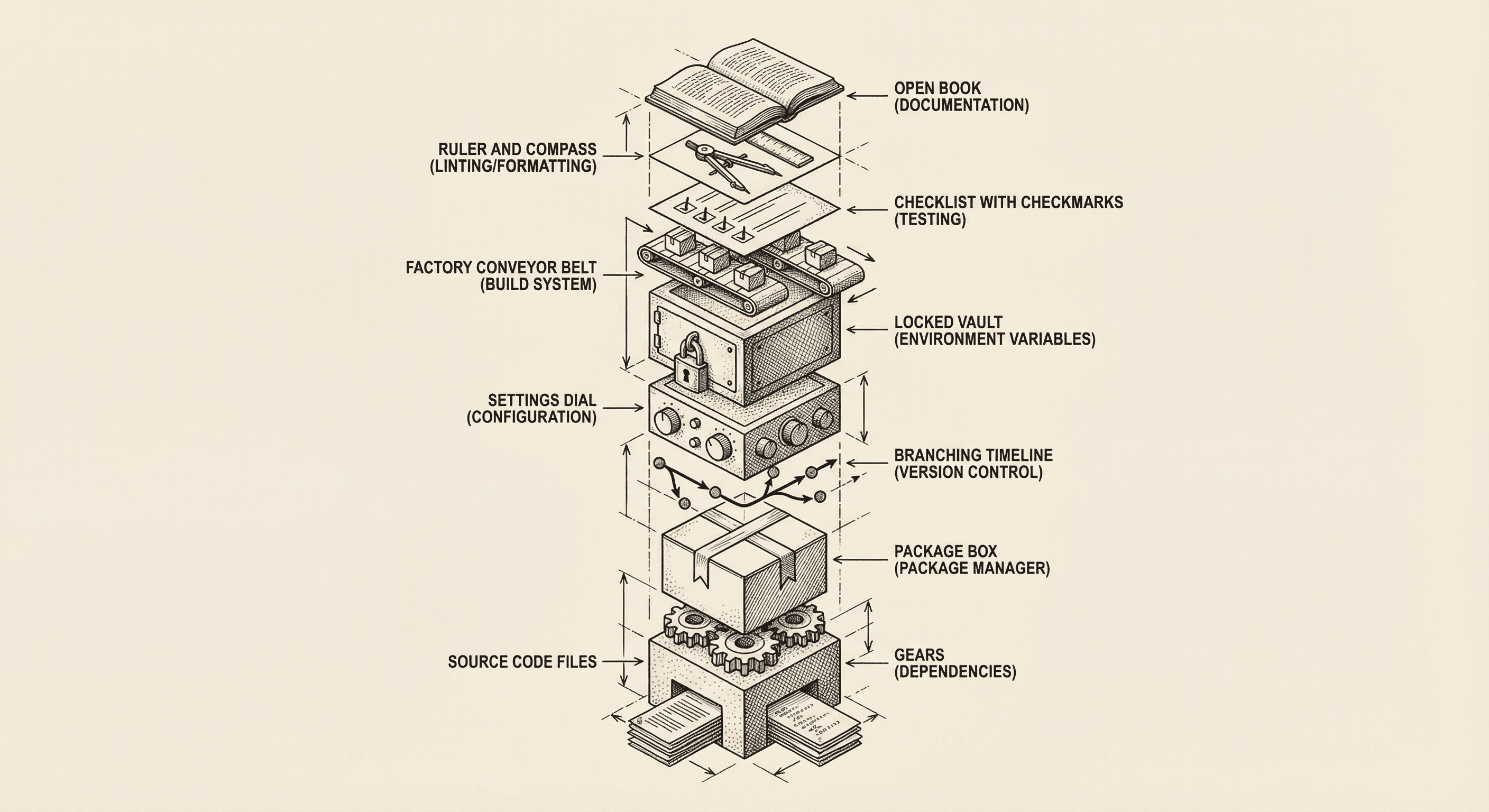 The Building Blocks of Every Software Project: 10 Things You Will Find in Every Codebase